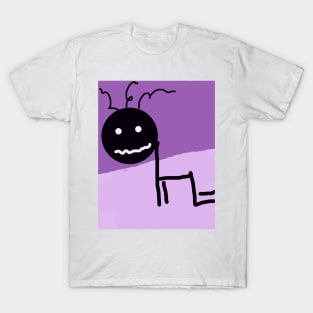 Crawling Baby Stick Figure T-Shirt